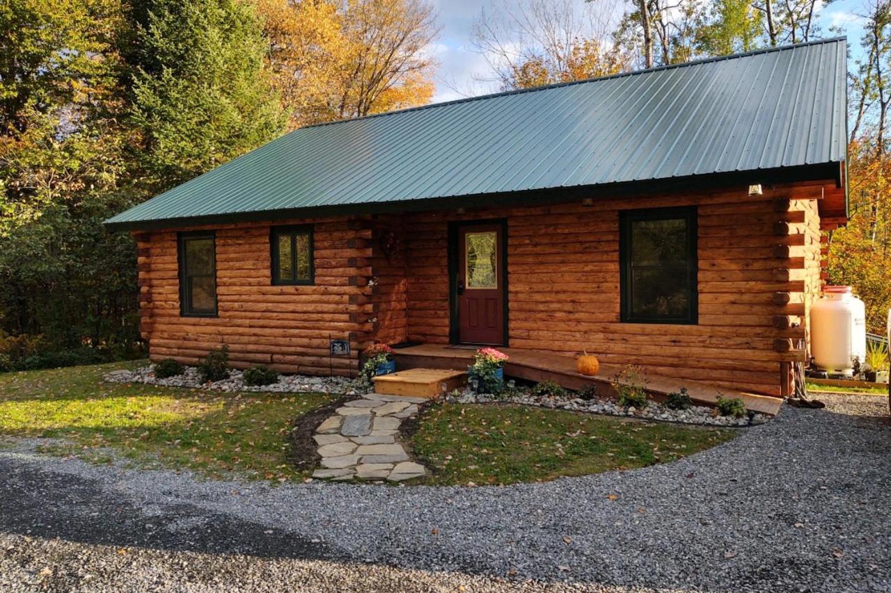 Blackbear Log Cabin Morrisville Exterior foto