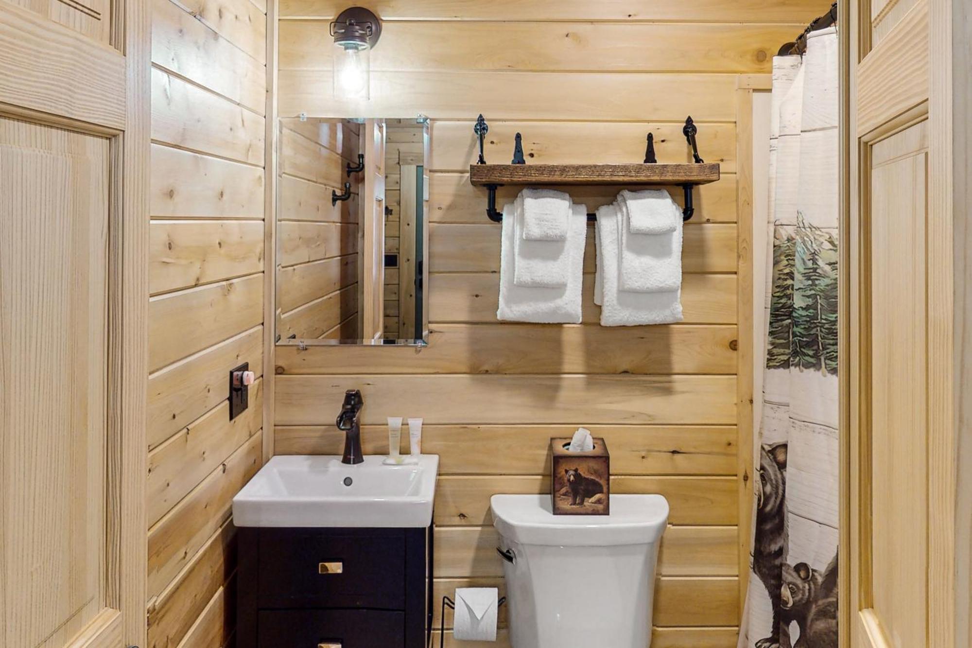 Blackbear Log Cabin Morrisville Exterior foto
